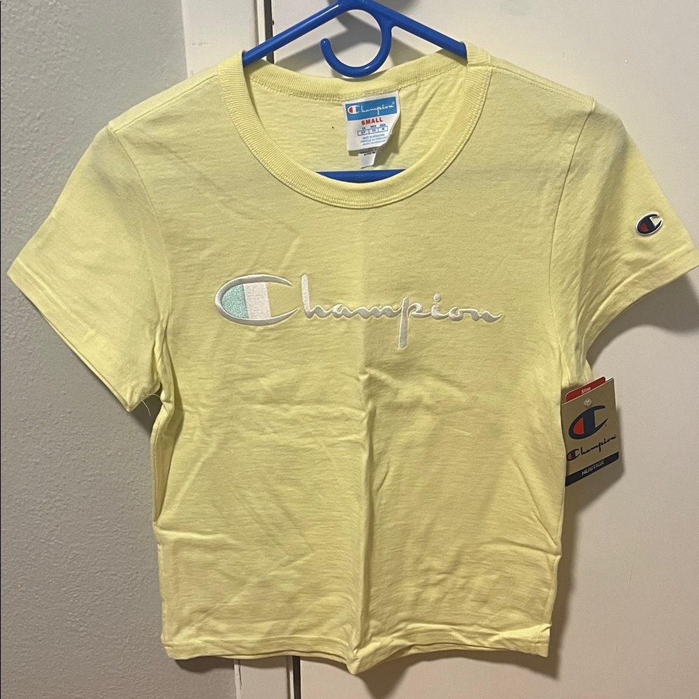 Champion Light Yellow Tee